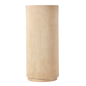 English Elm Modern Handcrafted Square Pedestal Indoor Outdoor Plant Stand Sculpture Display Natural N772P467407T