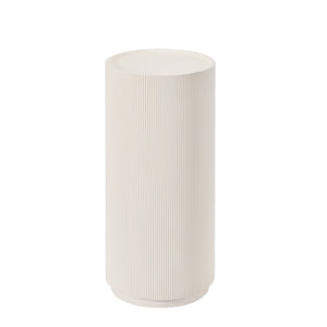 English Elm Modern Handcrafted Square Pedestal Indoor Outdoor Plant Stand Sculpture Display White N772P467407W