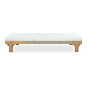English Elm Outdoor Acacia Hardwood Chaise Lounge with Adjustable Backrest and Resort Style Appeal N772P494241L
