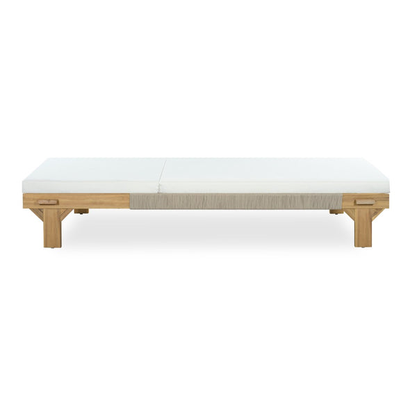 English Elm Outdoor Acacia Hardwood Chaise Lounge with Adjustable Backrest and Resort Style Appeal N772P494241L
