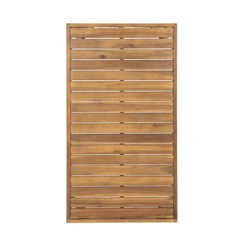 English Elm Patio Solid Acacia Outdoor Coffee Table Low Profile Teak Finish for Lounge Seating N772P502276B