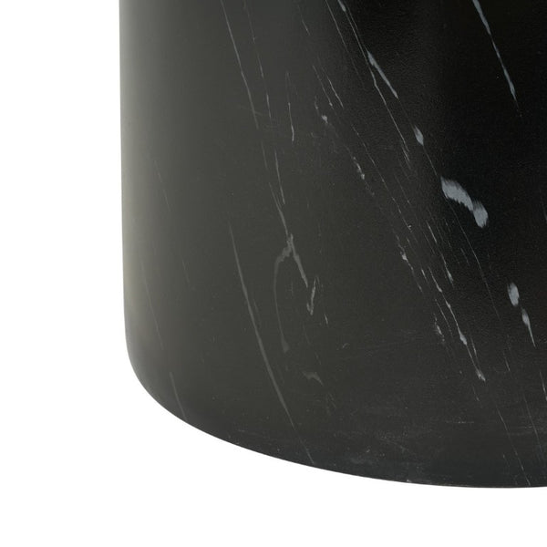 English Elm 23.82 Round MGO Marble Effect Pedestal Coffee Table for Indoor and Outdoor Living N772P510512B