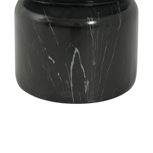 English Elm 23.82 Round MGO Marble Effect Pedestal Coffee Table for Indoor and Outdoor Living N772P510512B