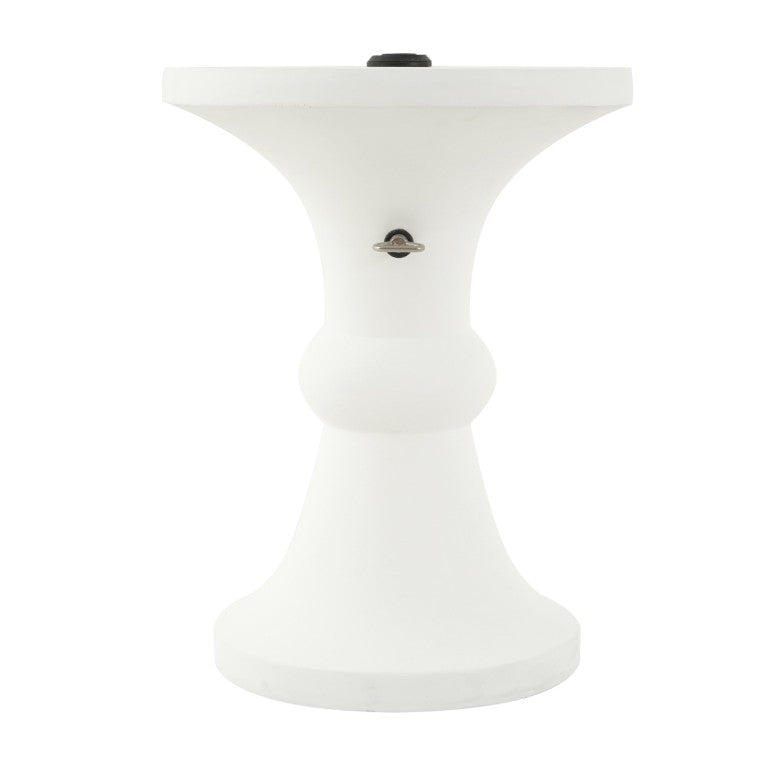 English Elm Outdoor MGO Umbrella Base with Built-In Side Table for Patio and Poolside Use N772P522116W
