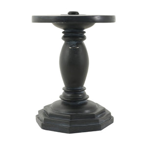 English Elm Outdoor MGO Umbrella Base Side Table with Sand Fill Weighted Antique Black Finish N772P522121A