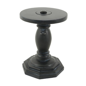 English Elm Outdoor MGO Umbrella Base Side Table with Sand Fill Weighted Antique Black Finish N772P522121A