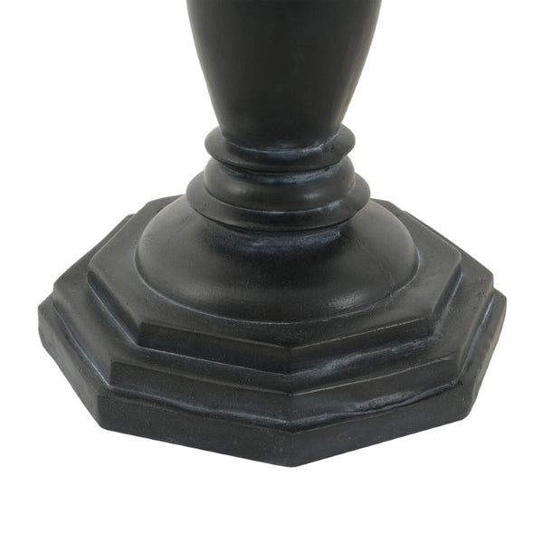English Elm Outdoor MGO Umbrella Base Side Table with Sand Fill Weighted Antique Black Finish N772P522121A