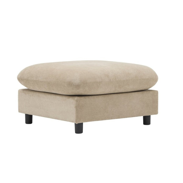 English Elm 99 in Modular Velvet Sectional Sofa with Ottoman Eucalyptus Frame for Living Room N773IS00004NN
