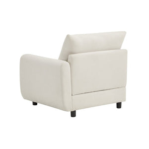 English Elm 99 in Modular L Shaped Sectional Sofa with Ottoman Eucalyptus Frame Living Room N773IS00004WW