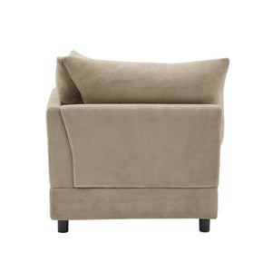 English Elm 99 in Velvet Modular Sectional Sofa Four Piece L Shaped Design for Living Room N773IS00005NN