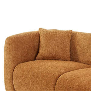 English Elm Silo 87 Inch Three Seat Velvet Sofa Foam Cushions Spring Support Living Room Amber N773IS00036A