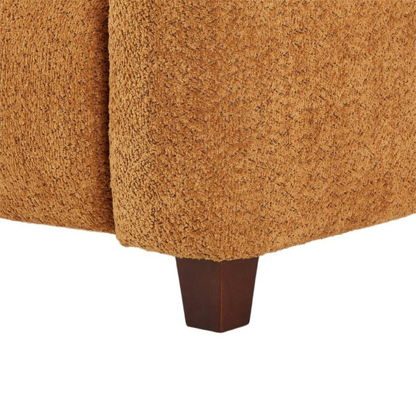 English Elm Silo 87 Inch Three Seat Velvet Sofa Foam Cushions Spring Support Living Room Amber N773IS00036A