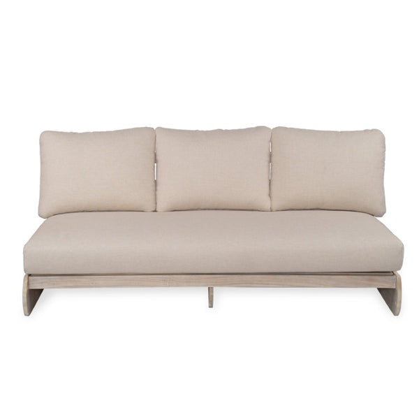 English Elm Outdoor Acacia Wood 5 Seat Patio Chat Set with Foam Cushions for Backyard Lounging N773OC00178S