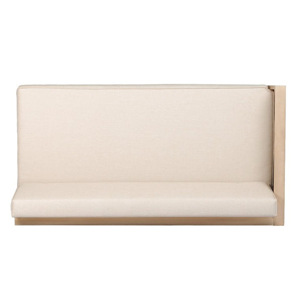 English Elm Emir Acacia Hardwood Outdoor Sofa Set with Wicker Accents and Sand Cushions N773OS00162S
