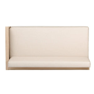 English Elm Emir Acacia Hardwood Outdoor Sofa Set with Wicker Accents and Sand Cushions N773OS00162S