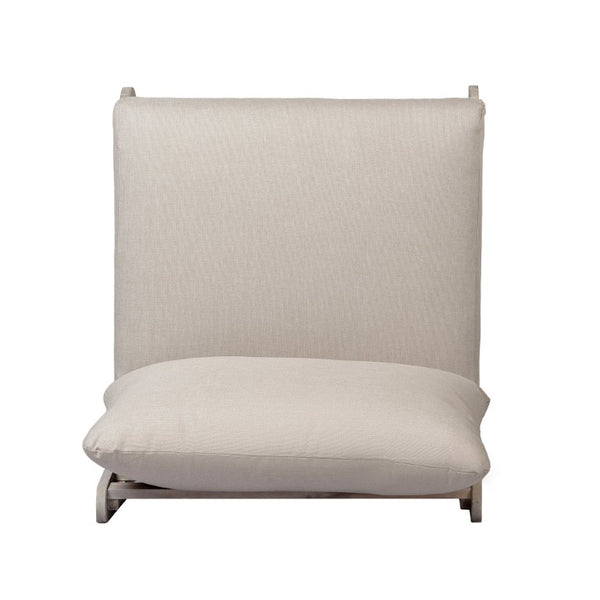 English Elm Lazy Boy Acacia Wood Outdoor Club Chair with Deep Cushion for Patio Lounge N773P286703S