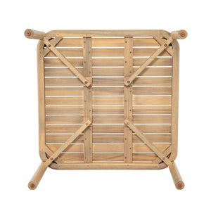 English Elm Casper Outdoor Acacia Hardwood Coffee Table with Slatted Top and Teak Finish N773P354754L