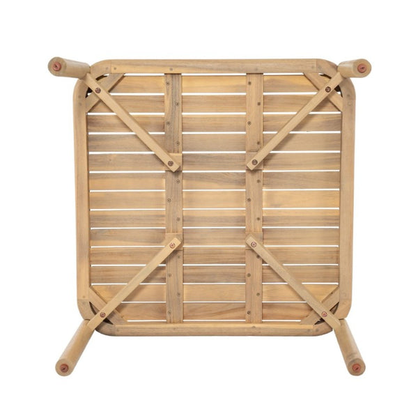 English Elm Casper Outdoor Acacia Hardwood Coffee Table with Slatted Top and Teak Finish N773P354754L