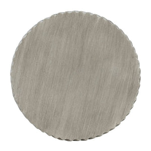 English Elm Outdoor MGO Concrete Hourglass Side Table with Spiral Texture for Patio or Garden N773P365354G