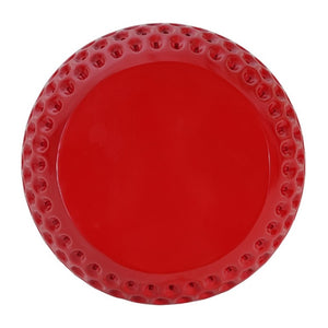 English Elm Outdoor Strawberry Concrete Side Table Sculptural Red Accent for Patio or Nursery N773P375226R