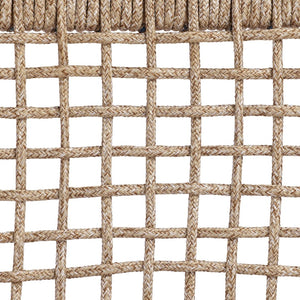 English Elm Omi Outdoor Acacia Wood Lounge Chair Set with Hand-woven Pe Rope and Cushions N773P411988B
