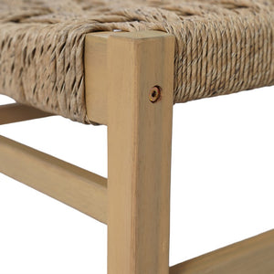 English Elm Noreen Outdoor Club Chair Solid Acacia Frame with Hand Woven PE Wicker Patio Seating N773P438600B