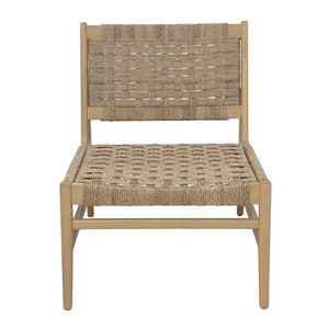English Elm Noreen Outdoor Club Chair Solid Acacia Frame with Hand Woven PE Wicker Patio Seating N773P438600B