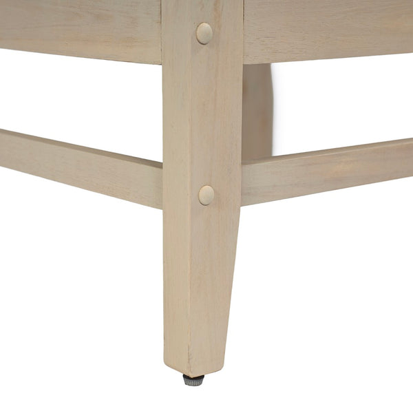 English Elm Perla Outdoor Corner Chair Solid Acacia Wood Modular Sectional Patio Seating N773P446695S