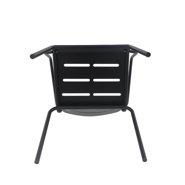 English Elm Verve 3 Piece Outdoor Bistro Set with Powder Coated Iron Frame for Patio or Balcony N773P468900B