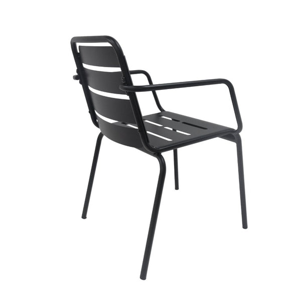 English Elm Verve 3 Piece Outdoor Bistro Set with Powder Coated Iron Frame for Patio or Balcony N773P468900B