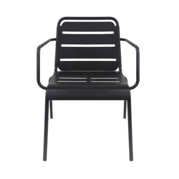 English Elm Verve 3 Piece Outdoor Bistro Set with Powder Coated Iron Frame for Patio or Balcony N773P468900B