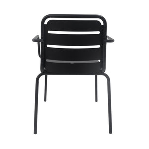 English Elm Verve 3 Piece Outdoor Bistro Set with Powder Coated Iron Frame for Patio or Balcony N773P468900B
