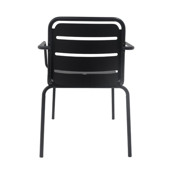English Elm Verve 3 Piece Outdoor Bistro Set with Powder Coated Iron Frame for Patio or Balcony N773P468900B