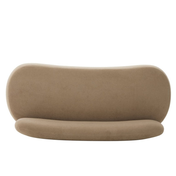 English Elm Lunara Sculptural Velvet Sofa with Oval Back Deep Seat and Solid Wood Frame N773P469354N