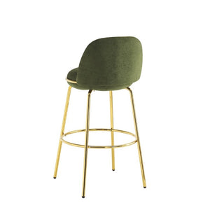 English Elm Rio Claro Velvet Barstools with Gold Frame Set of 2 for Kitchen Island or Pub Counter N775P268026N