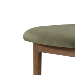 English Elm Renee Mid-century Velvet Bar Stools Set of Two with Rubberwood Frame and Split Back N775P277442G