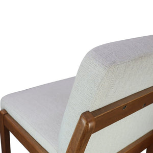 English Elm Eli Rubberwood Barstools Set of 2 Padded Seats Walnut-Toned Frame for Kitchen Islands Walnut N775P372299W