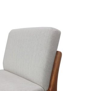 English Elm Eli Rubberwood Barstools Set of 2 Padded Seats Walnut-Toned Frame for Kitchen Islands Walnut N775P372299W