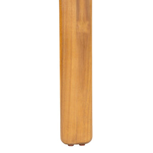 English Elm Kaja Solid Acacia Outdoor Dining Table with Slat Top and Teak Grain Finish N775P374500T