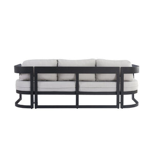 English Elm Elvis Outdoor Three Seat Sofa Powder Coated Aluminum Frame with Olefin Cushions N775P385798G