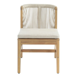 English Elm Louie Outdoor Acacia Wood 9 Piece Dining Set with Hand Woven Rope Chairs for Patios N775P395136B-8_N775P367562G