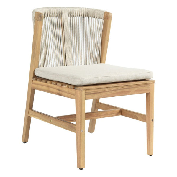 English Elm Louie Outdoor Acacia Wood 9 Piece Dining Set with Hand Woven Rope Chairs for Patios N775P395136B-8_N775P367562G