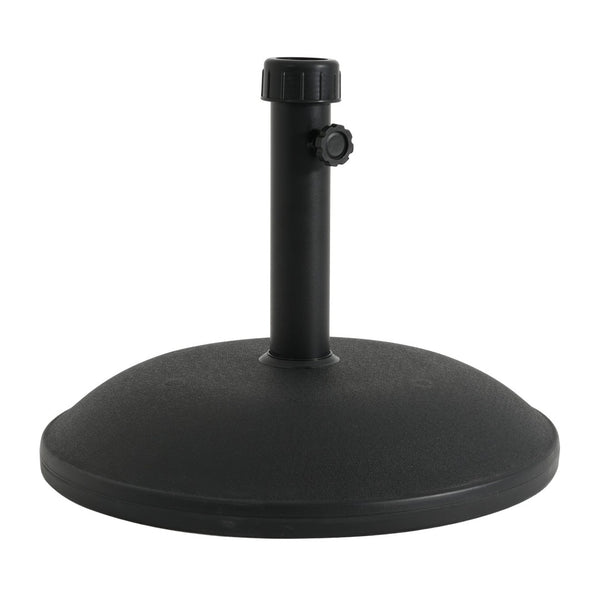 English Elm Ander Outdoor Patio Umbrella Base Heavy Duty Concrete Core Resin UV Resistant N775P407219B