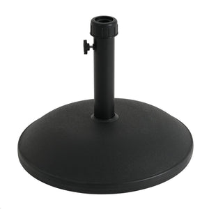 English Elm Ander Outdoor Patio Umbrella Base Heavy Duty Concrete Core Resin UV Resistant N775P407219B