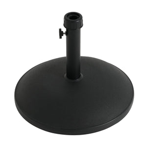 English Elm Ander Outdoor Patio Umbrella Base Heavy Duty Concrete Core Resin UV Resistant N775P407219B