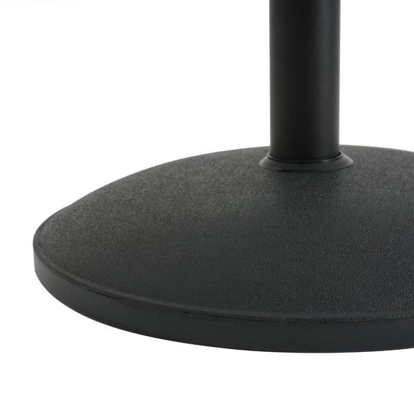 English Elm Ander Outdoor Round Umbrella Base with Concrete Core and Uv Resistant Resin Shell Black N775P407222B
