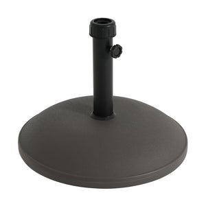 English Elm Ander Outdoor 68 Pound Round Umbrella Base Concrete Fill Resin Weather Resistant N775P407226A