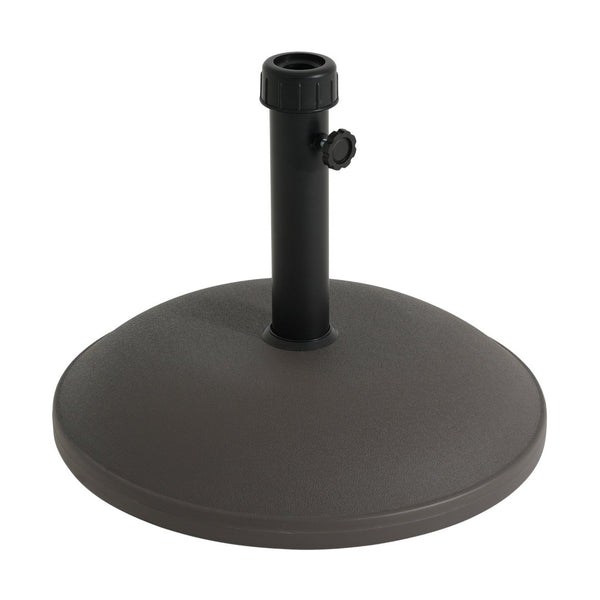 English Elm Ander Outdoor 68 Pound Round Umbrella Base Concrete Fill Resin Weather Resistant N775P407226A