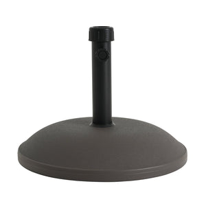English Elm Ander Outdoor 68 Pound Round Umbrella Base Concrete Fill Resin Weather Resistant N775P407226A