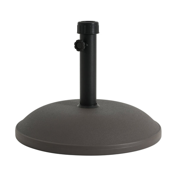 English Elm Ander Outdoor 68 Pound Round Umbrella Base Concrete Fill Resin Weather Resistant N775P407226A